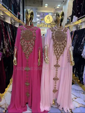 Luxury Dubai Beaded Abaya – Premium Quality