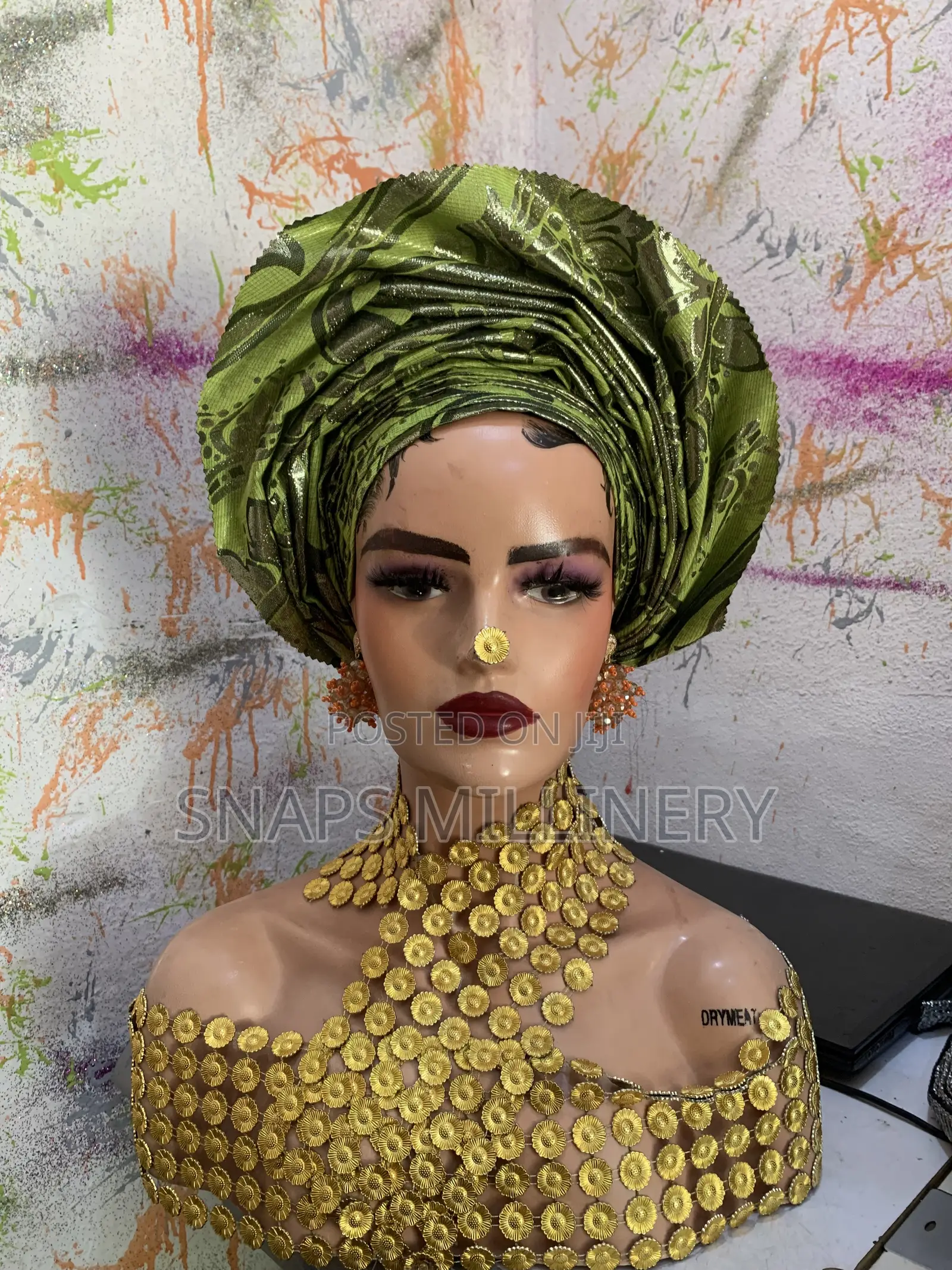 Sparkling White Turban