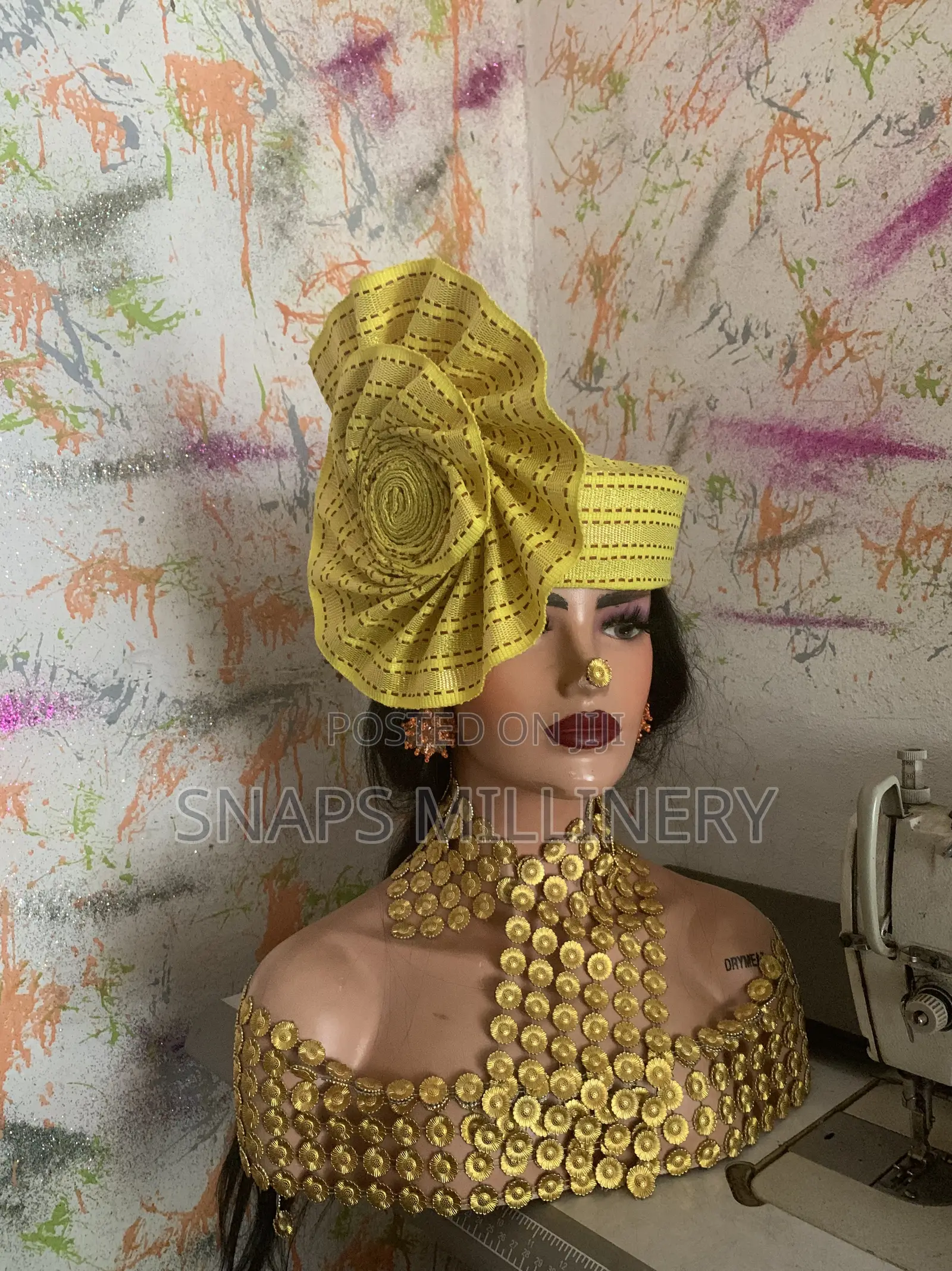 Sparkling White Turban