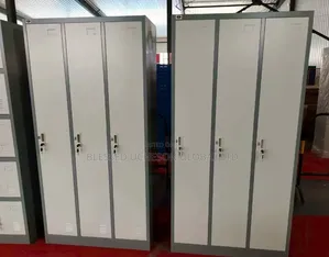 Brand New 3 Door Metal Locker Cabinet (Steel Staff Locker)