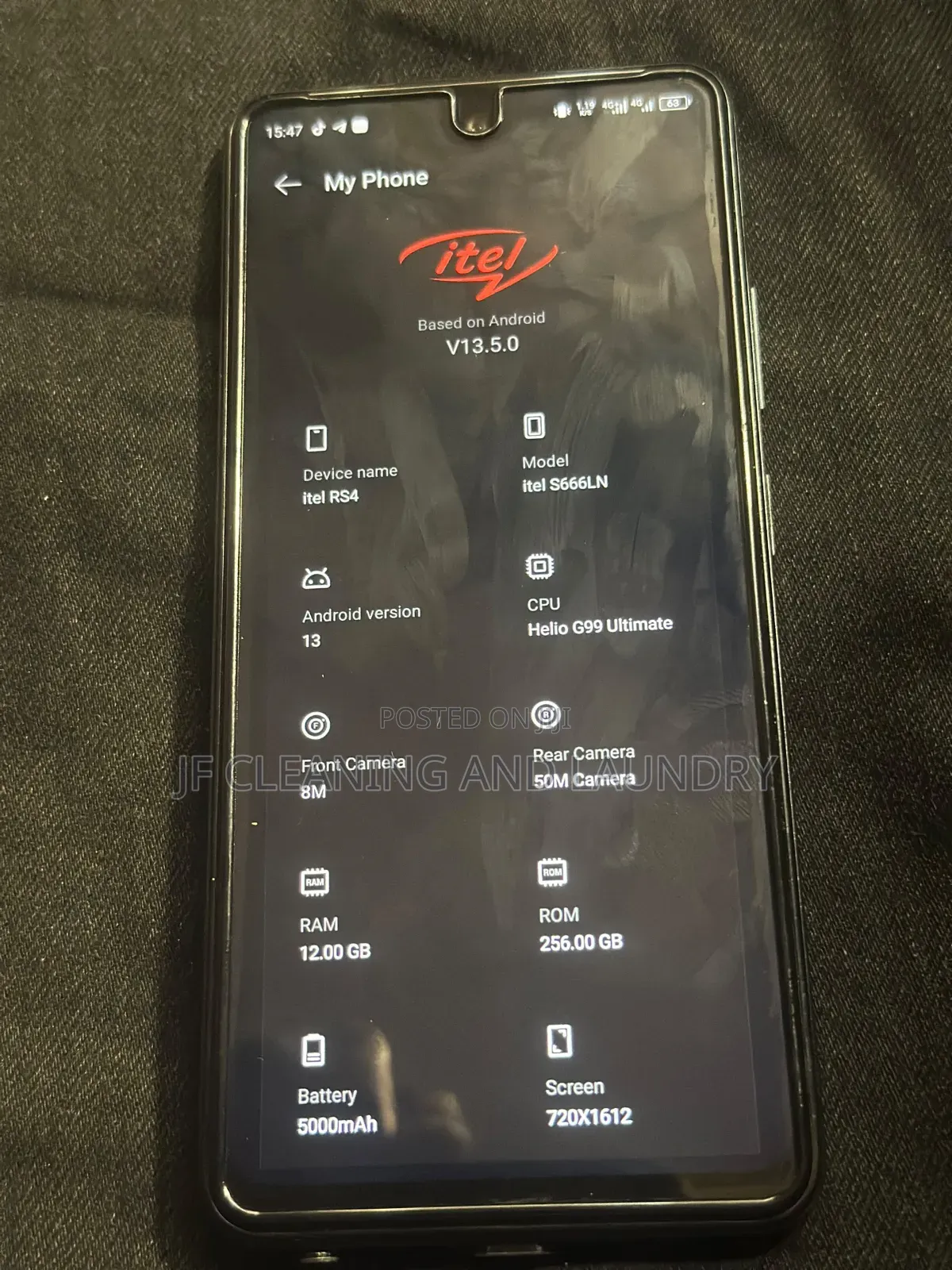 Itel RS4 256 GB Black
