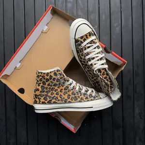 Leopard Skin Converse Sneakers