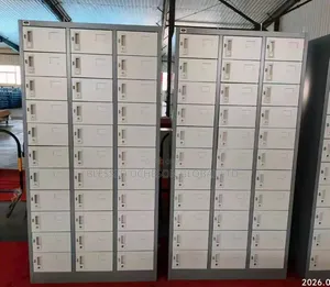 Brand New Heavy-Duty 33-Door Steel Workers Locker Cabinet