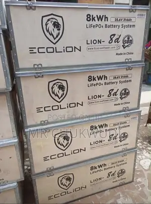 8kwh 25.6v Ecolion Solar Lithium Batteries Is Available