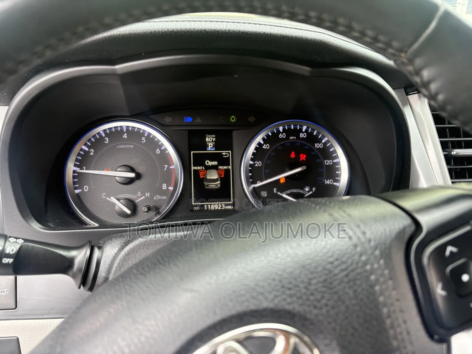 Toyota Highlander 2016 Blue