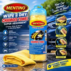 Mentino Wipe Dry Chamois Towel 