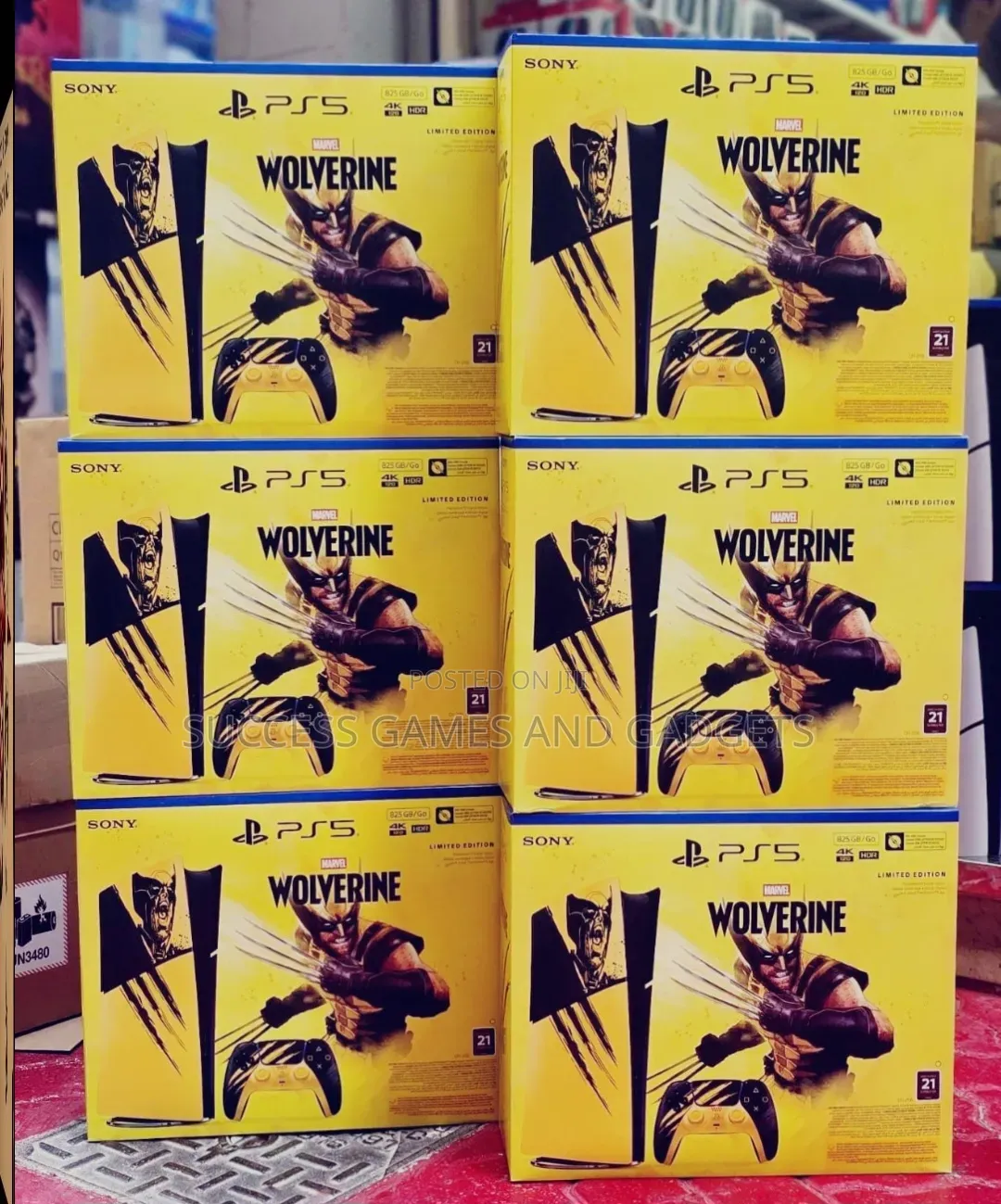 Ps5 Slim Wolverine Customized Console