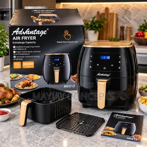 ADVANTAGE AD212 11L Digital Air Fryer With LCD Touch Control