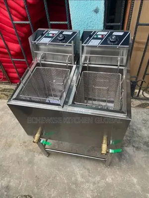 Deep Fryer Gas 40liters Double Basket