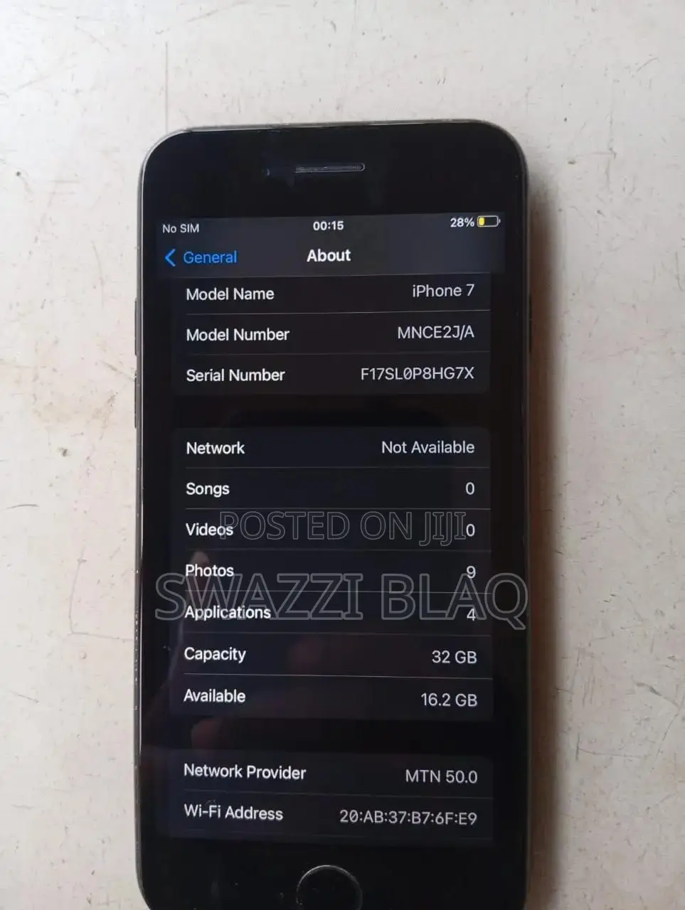Apple iPhone 7 32 GB Black