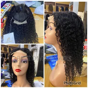 Full Closure 4*4 Jerry Curls Wig in Human Hair (Wing)