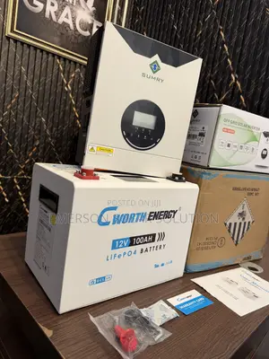 Cworth 100Ah 12V Lithium + Sumry 1.5kVA Inverter