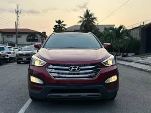 Hyundai Santa Fe Limited 4dr SUV AWD (3.3L 6cyl 6A) 2014 Red
