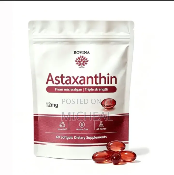 ROVINA Astaxanthin 60 Softgel 12mg