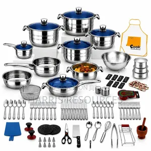 Premium Zagler 50-Piece Stainless Steel Cookware Set.