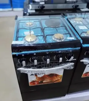 3 Gas + 1 Electric Burner Standing Cooker With Oven Grill