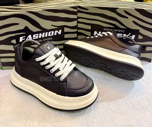 Premium TNOY TDIE Dark Chocolate Brown Chunky Fashion Sneaker