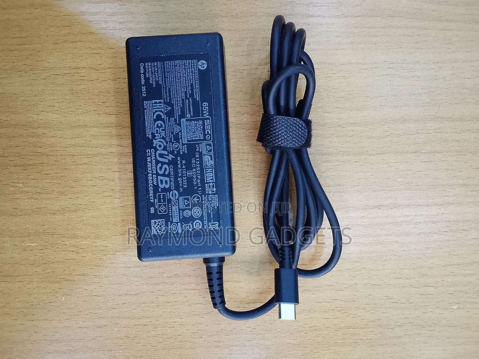 HP 65W USB-C Replacement Laptop Charger for Selected HP Laptops