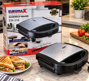 EUROMAX Premium Sandwich Maker With Easy Fast Toasting Design
