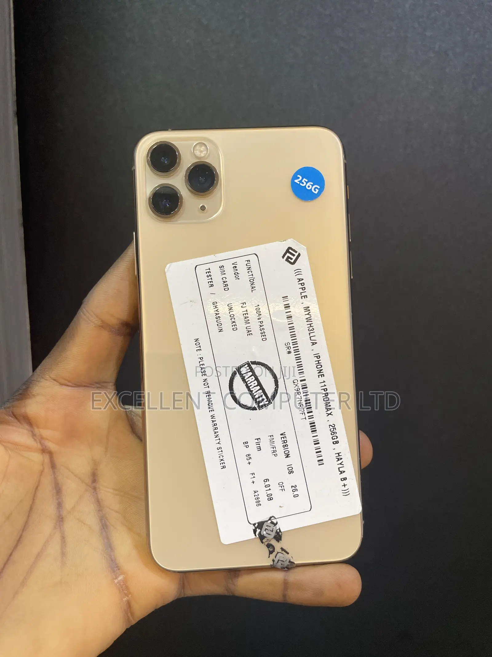 Apple iPhone 11 Pro Max 256 GB Gold