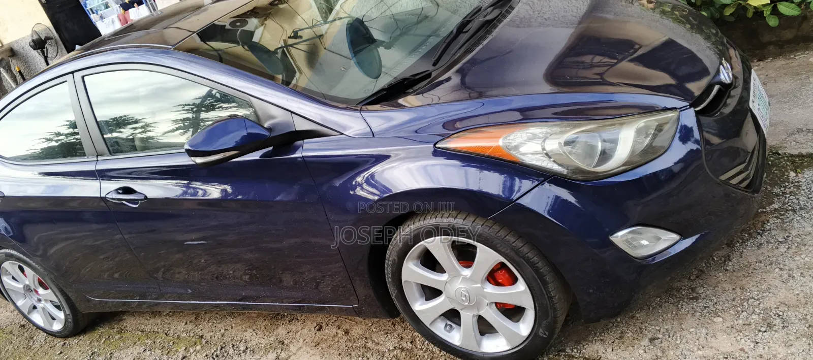 Hyundai Elantra 2012 Blue