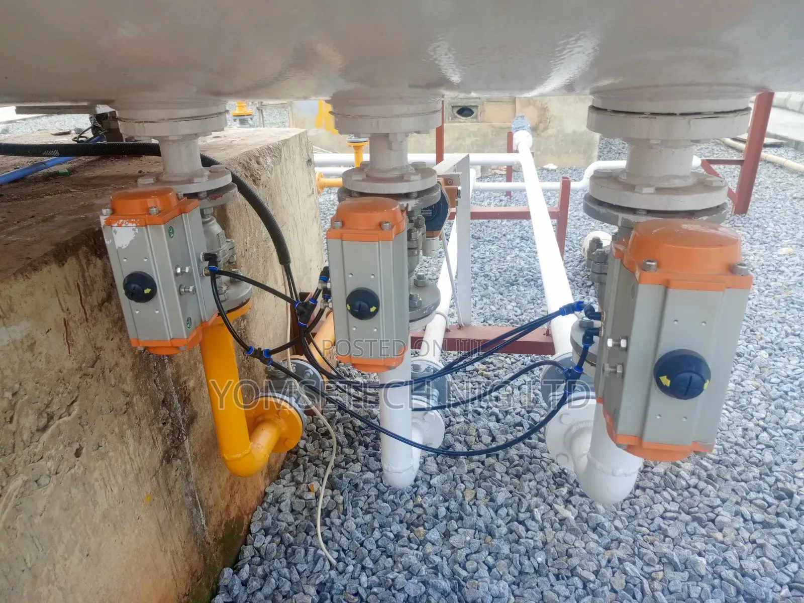 Gas Plant/Fire Hydrant Installation