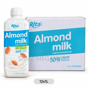 Rita Almond Milk Original Unsweetened 12x1L