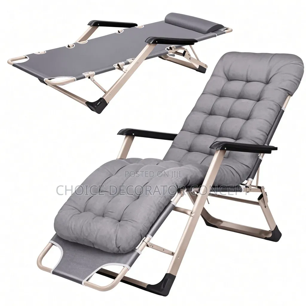 Foldable Zero Gravity Recliner / Lounge Chair (Grey)