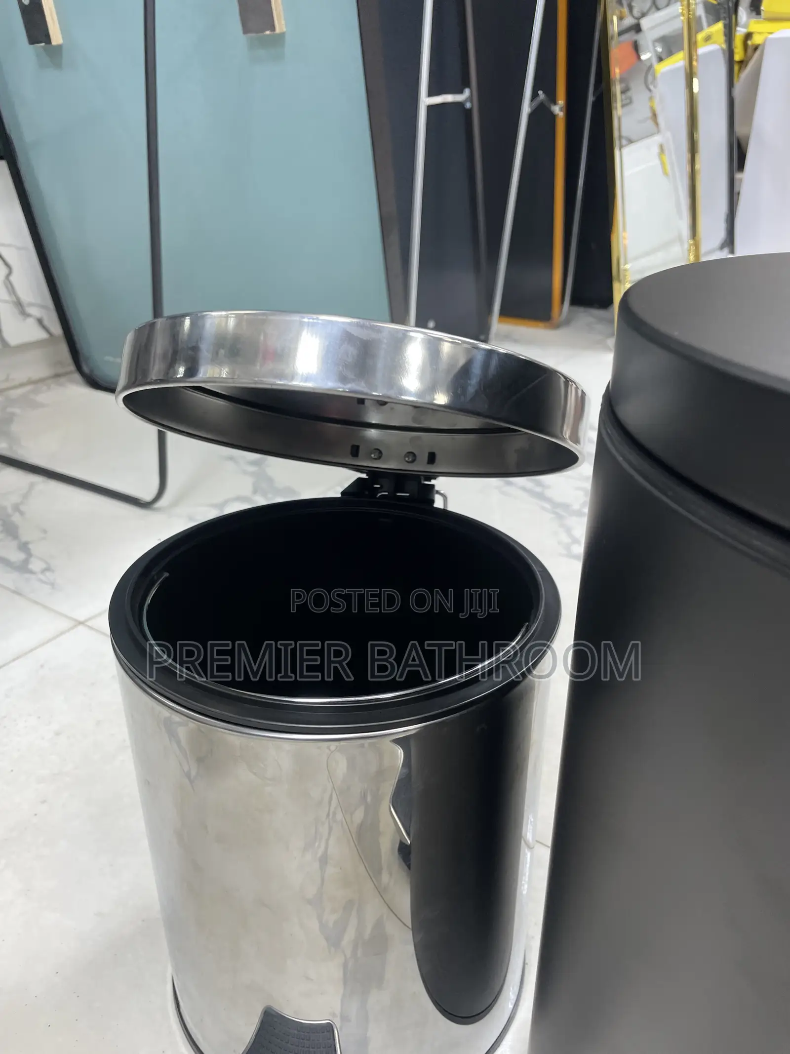 Small Stainless Waste Bin 5 Liters