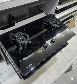 Polystar 2-Burner Flip-Up Gas Cooker Premium Quality With Warranty