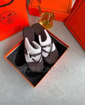 Fully Boxed Hermes Slippers