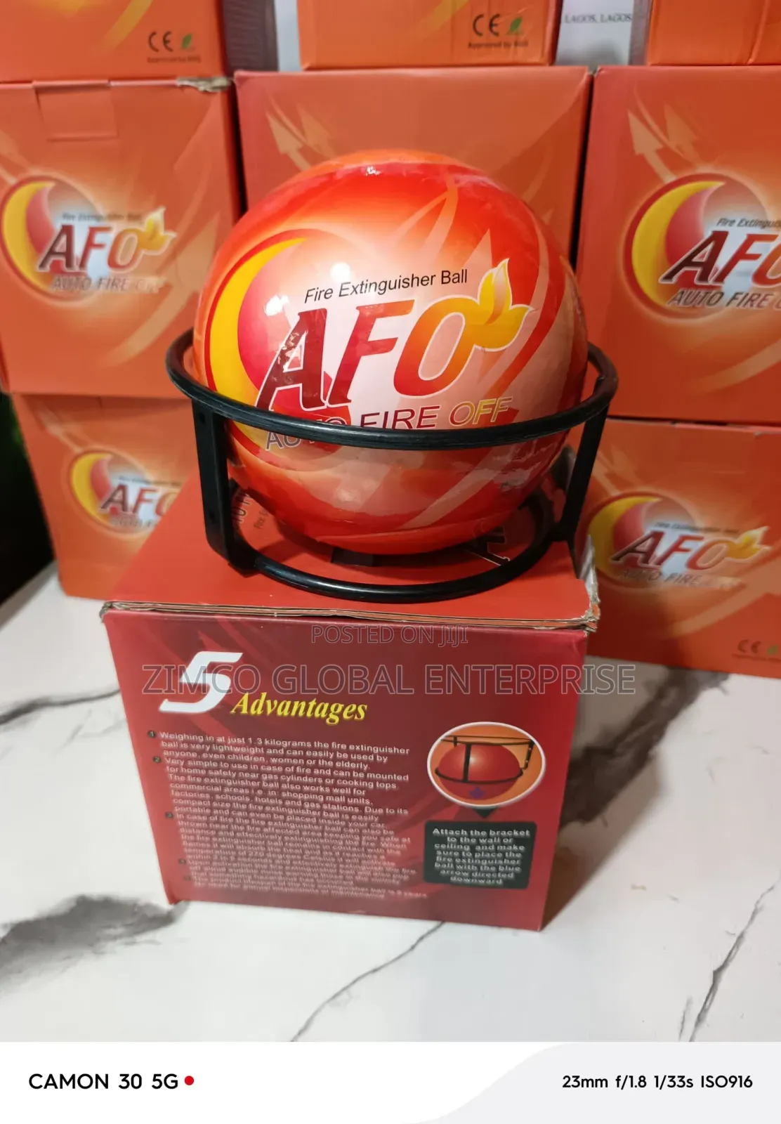 Automatic Ball Fire Extinguisher