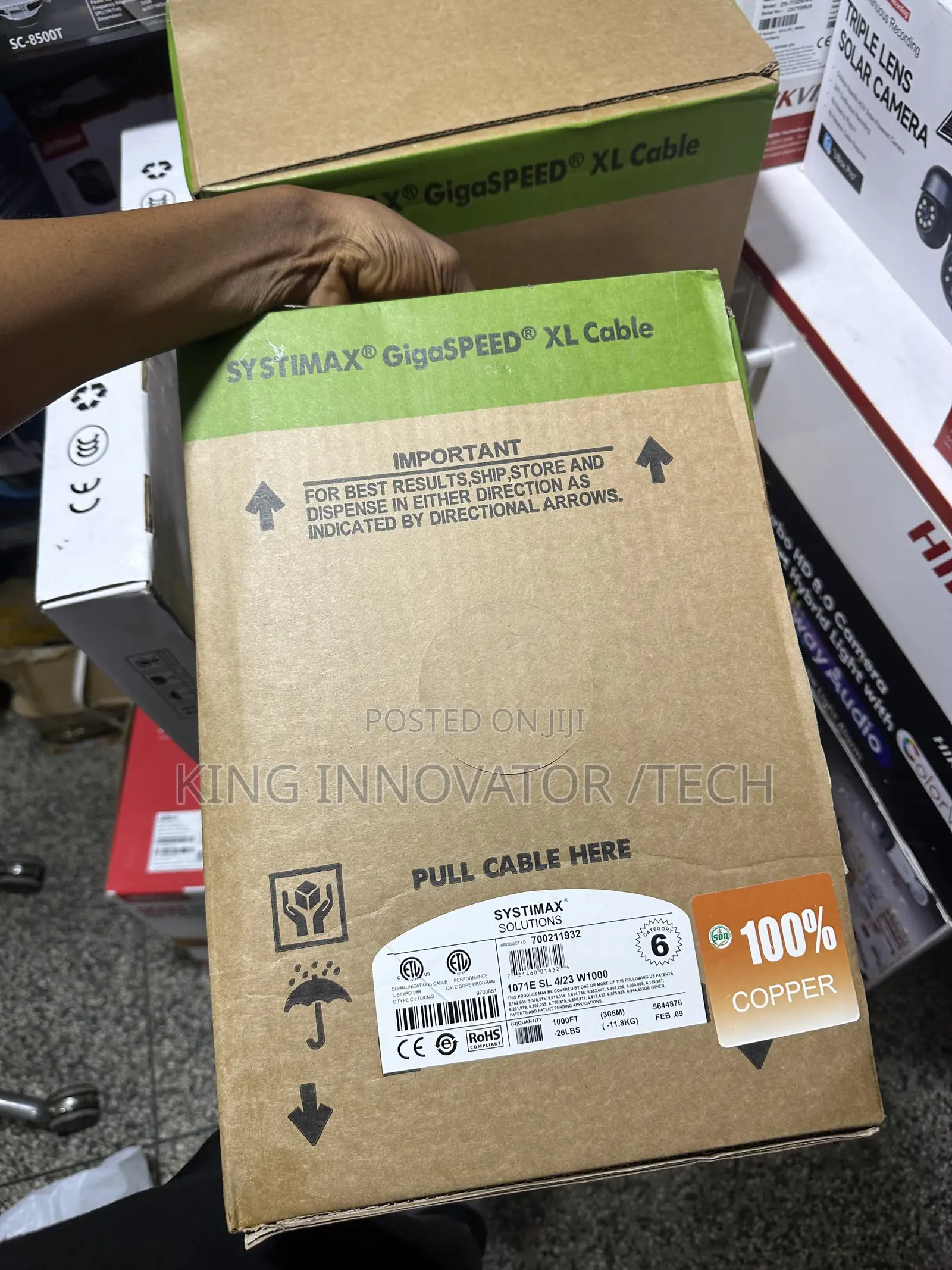 Commscope Cat6 Utp Pure Copper Cable 305m