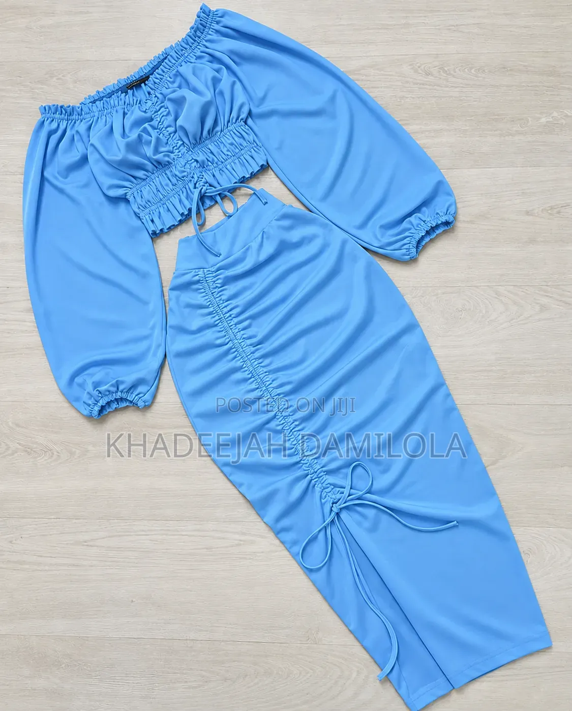 Women's Ruched 2 Piece Set