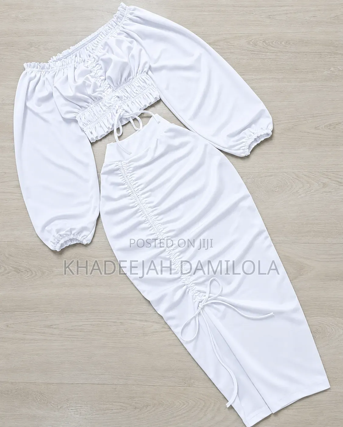 Women's Ruched 2 Piece Set