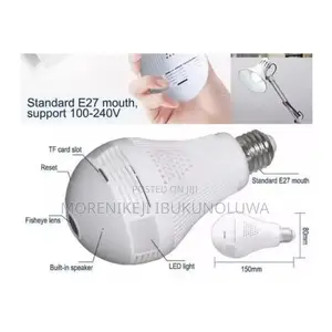 Panorama Wifi Security Smart (Surveillance) Camera Bulb