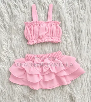 Baby's Ruffle Bow 2 Piece Set