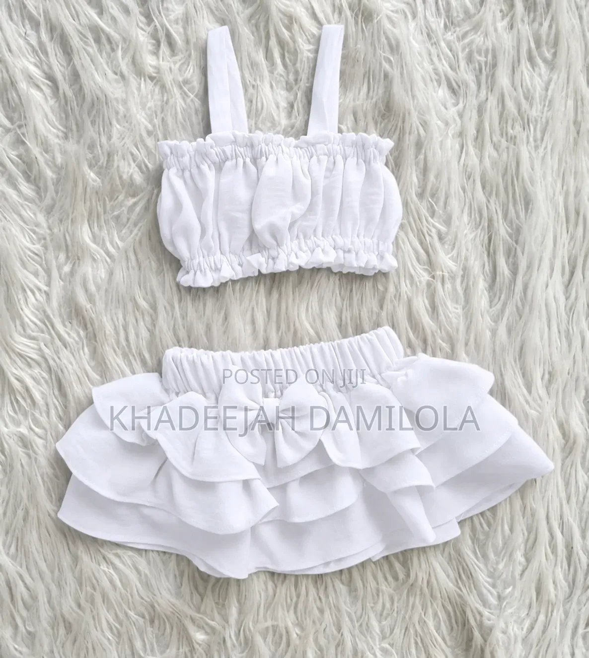 Baby's Ruffle Bow 2 Piece Set