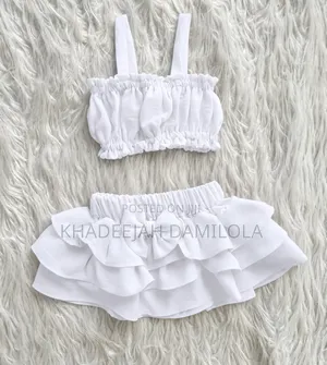 Baby's Ruffle Bow 2 Piece Set