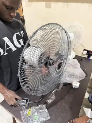 Qasa 18” AC/DC Rechargeable Wall Fan – Powerful Energy Saving