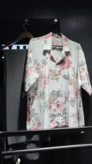 Men’s Floral Short Sleeve Shirt – MIMZ BRAND