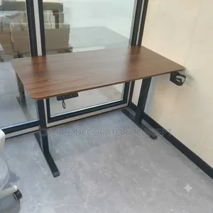 Electric Adjustable Height 1.6meter Brown Top