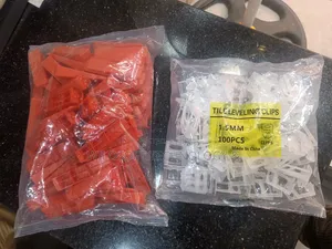 Tile Spacer Clips and Wedges for Perfect Leveling Alignment
