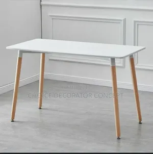 Modern Minimalist Wooden Table – Perfect for Home or Office