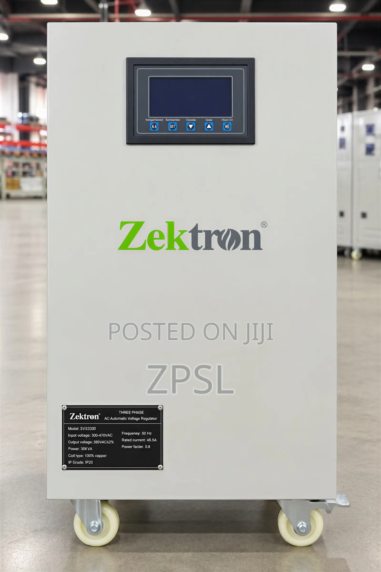 30kVA 3-Phase Servo Automatic Voltage Stabilizer