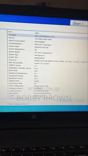 Laptop HP 250 G7 4GB Intel Celeron SSD 128GB