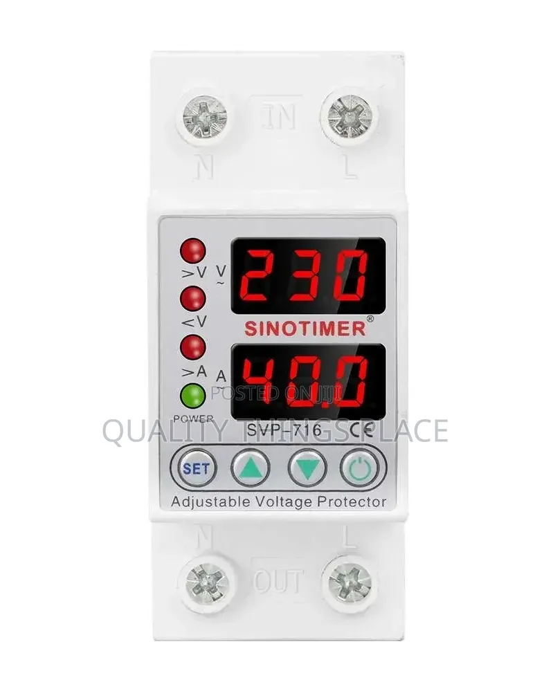 80A Adjustable Intelligent Over-Voltage and Under-Voltage Protector