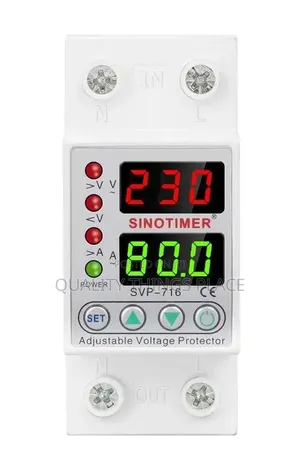 80A Adjustable Intelligent Over-Voltage and Under-Voltage Protector