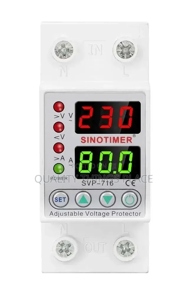 80A Adjustable Intelligent Over-Voltage and Under-Voltage Protector