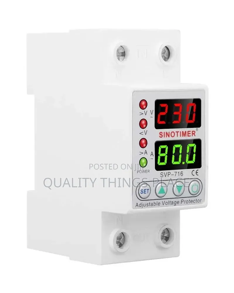 80A Adjustable Intelligent Over-Voltage and Under-Voltage Protector